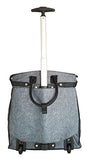 Trendy Flyer Computer/Laptop Rolling Bag 2 Wheel Case Cheetah Gray