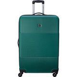 DELSEY Paris 3-Piece Hardside Set (Carry-on, Checked Suitcase and Weekender Bag), Dark Green