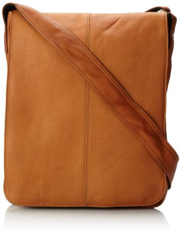 David King & Co. Small Vertical Messenger Bag, Tan, One Size