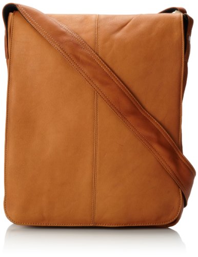 David King & Co. Small Vertical Messenger Bag, Tan, One Size