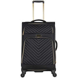 Kenneth Cole Reaction Women's Chelsea 24" 4-Wheel Upright Luggage, Black