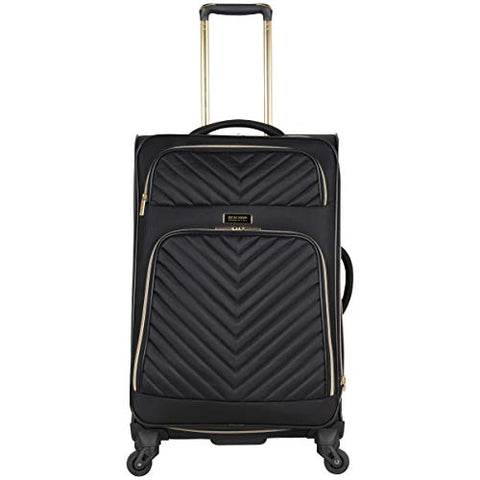 Kenneth Cole Reaction Women's Chelsea 24" 4-Wheel Upright Luggage, Black