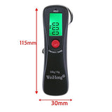 AMZVASO - Portable 50kg/10g LCD Digital Display Electronic Luggage Suitcase Weight Hanging Black