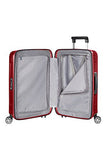 Samsonite Neopulse Suitcase 4 Wheel Spinner 55cm Cabin Metallic Red