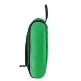 Bagail Men & Women Waterproof Flat Toiletry Kit, Portable and Spacious Travel Cosmetic Organizer Bag for Travel Accessories,Personal Items, Makeup and Shaving Green