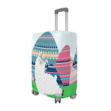 Luggage Cover Dancing Llama Suitcase Protector Travel Luggage 18-32 Inch