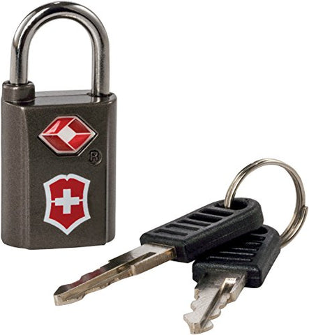 Victorinox Travel Sentry Approved Key Lock Set, Grey/Red Logo