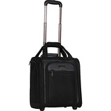Kenneth Cole Reaction 1200D Polyester 2-Wheel Underseater / Carry On, Black