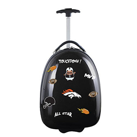 Nfl Denver Broncos Kids Lil' Adventurer Luggage Pod, Black