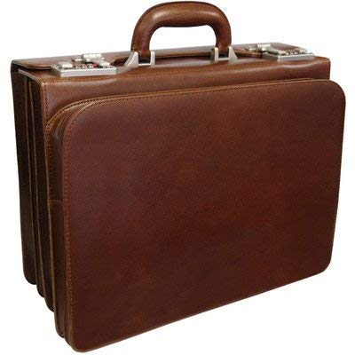 APC Attache Leather Executive Briefcase -Brown
