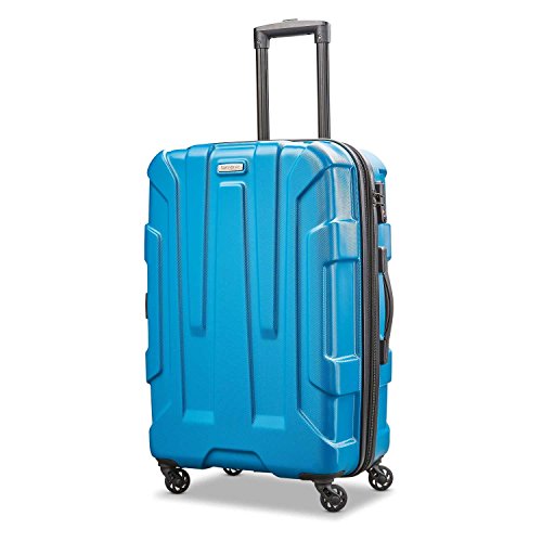 Samsonite Centric Expandable Hardside Checked Luggage With Spinner Wheels, 24 Inch, Caribbean Blue