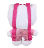 Hello Kitty Plush Backpack With Sequin Bow