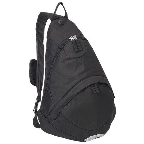Everest Luggage Deluxe Sling Bag, Black, Black, One Size