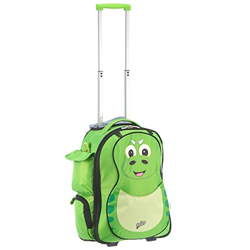 Cuties & Pals 'P-Rex Dinosaur' Kids Soft Rolling Upright Trolly