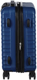 AmazonBasics 2 Piece Hardside Spinner Travel Luggage Suitcase Set - Navy