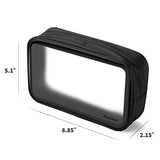 Procase Tsa Approved Travel Toiletry Bag Pouch, Matte Clear Travel Organizer Airport Carry-On