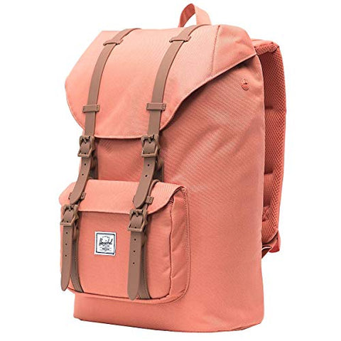 Herschel Little America Mid-Volume Backpack Apricot Brandy/Saddle Brown One Size