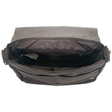 Kenneth Cole Reaction Colombian Leather Single Compartment Flapover Messenger Bag, Brown