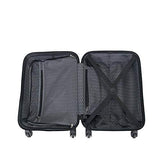 Kenneth Cole Reaction Mechanizer Black Luggage Set with Carry-On, Checked and Large Case