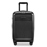 Briggs & Riley Sympatico Hardside Domestic Spinner Luggage, Matte Black, 22-Inch Carry-On