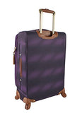 Steve Madden Luggage 24" Expandable Softside Suitcase With Spinner Wheels (24In, Shadow Purple)
