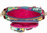 Lily Bloom Libby Cross Body Messenger (FLORAL FIESTA)