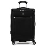 Travelpro Luggage Platinum Elite 25" Expandable Spinner Suitcase w/Suiter, Shadow Black
