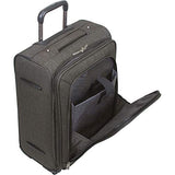 Dejuno Noir Lightweight 3-piece Spinner Luggage Set With Laptop Pocket-Grey, One Size