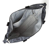 Baggallini Expandable Carry on Duffel, onyx floral