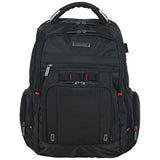 Kenneth Cole Reaction Dual Compartment with USB Port (RFID) Laptop Backpack Black One Size