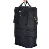 Tangkula 40" Rolling Wheeled Duffel Bag Spinner Suitcase Spinning Luggage Black New