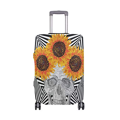 Suitcase Cover Suitcase Boho Tribal Fashion Skull Luggage Cover Travel Case Bag Protector for Kid