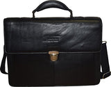 Kenneth Cole Reaction True Colors Genuine Leather Portfolio - Black