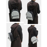 Fashion Women's Mini Backpack Purse Cool Cartoon Skull Printed Pu Leather Rucksack