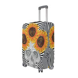 Suitcase Cover Suitcase Boho Tribal Fashion Skull Luggage Cover Travel Case Bag Protector for Kid