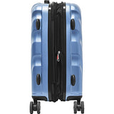 Olympia Usa Vortex 24" Expandable Hardside Checked Spinner Luggage (Icy Blue)