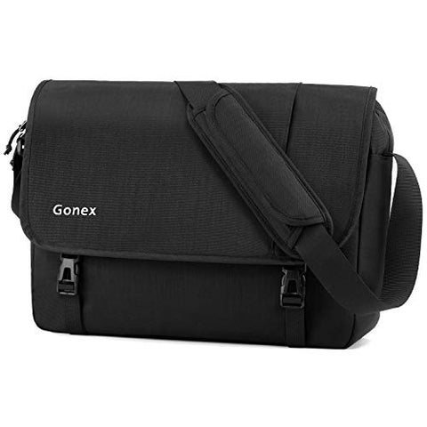 Gonex Multifunctional Shoulder Bag Commute and Travel, Black