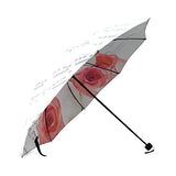 Travel Umbrella Rose Windproof, Anti-UV waterproof Lightweight Portable Outdoor use