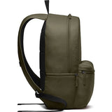 Nike Backpack Unisex Heritage Sportswear (One Size, Olive Canvas/Black)