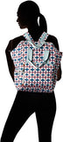 Vera Bradley Lighten Up Frame Backpack, Polyester, water geo