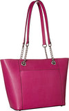 Calvin Klein Hayden Mercury Leather East/West Tote, Magenta