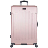 Heritage Travelware Lincoln Park 29" Lightweight Hardside 4-Wheel Spinner Checked Luggage, Metallic Rose Gold