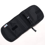 Aqua Quest CONTINENTAL Black Waterproof Travel Document Organizer Bag holds Passport, Money,