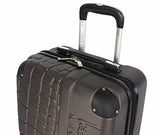 Nicole Miller New York Wild Side Collection Hardside 24" Luggage Spinner (24in, Wild Side Navy)