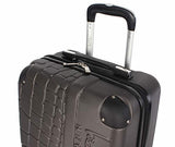 Nicole Miller New York Wild Side Collection Hardside 24" Luggage Spinner (24in, Wild Side Navy)