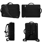 VanGoddy Slate Black Convertible Laptop Bag for 14" to 15.6-inch Dell Latitude, Inspiron,