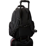 Kenneth Cole Reaction 1680d Polyester Dual Compartment 15.6" Laptop Backpack, Black