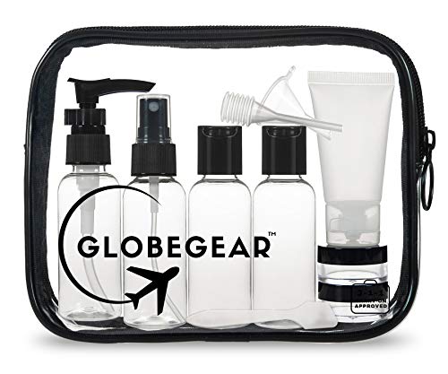 1 Pack Clear Toiletry Bag TSA Approved Travel Carry On Airport Airline  Compliant Bag Quart Sized 3-1-1 Kit Luggage Pouch for Liquids Bottles Women  and
