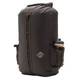 Aqua Quest Sport 30 Charcoal Gray Waterproof Backpack with Water Bottle Pockets, Roll-top for