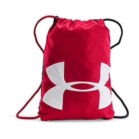 Under Armour Ozsee Sackpack, Red/White, One Size